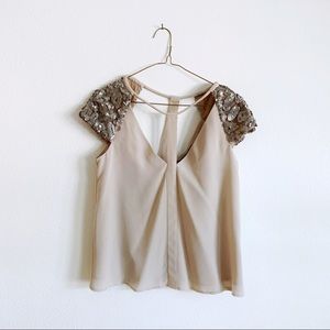Sequin BCBGMaxazria Top